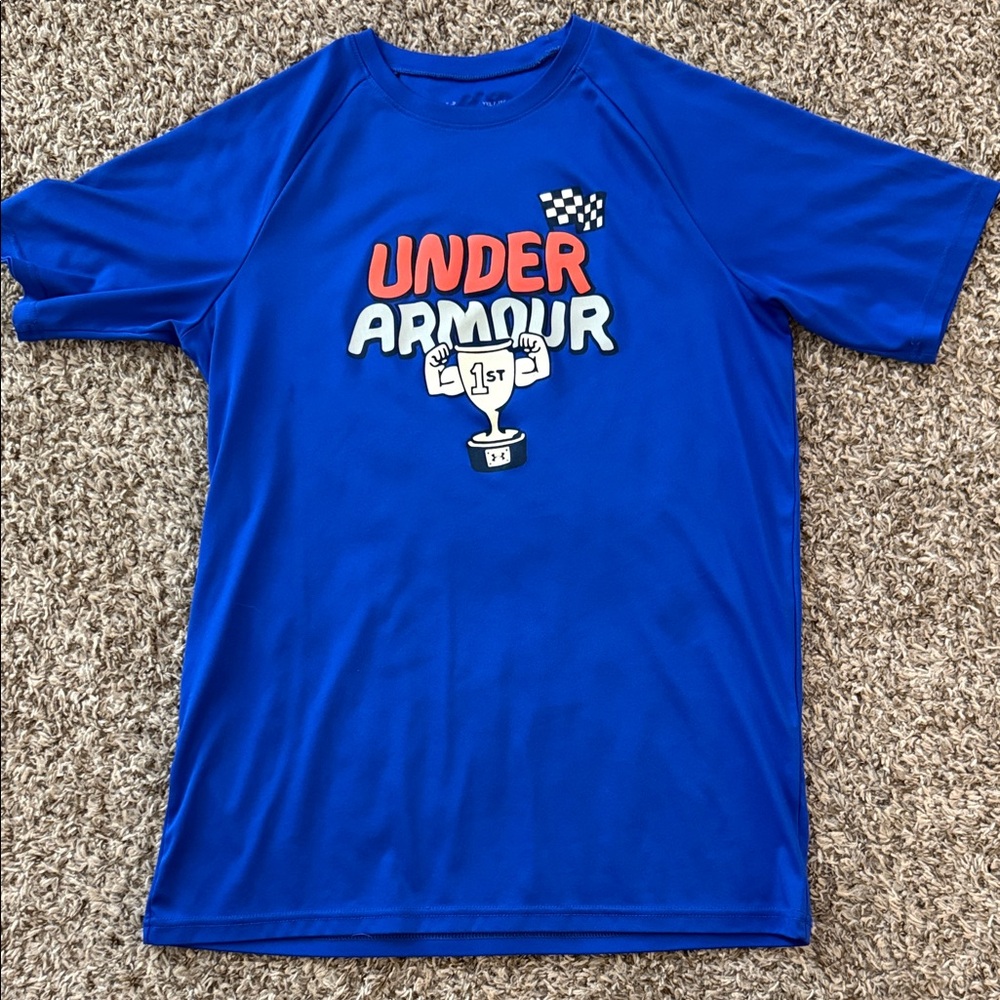 Under Armour Royal Blue Tee with Graphic